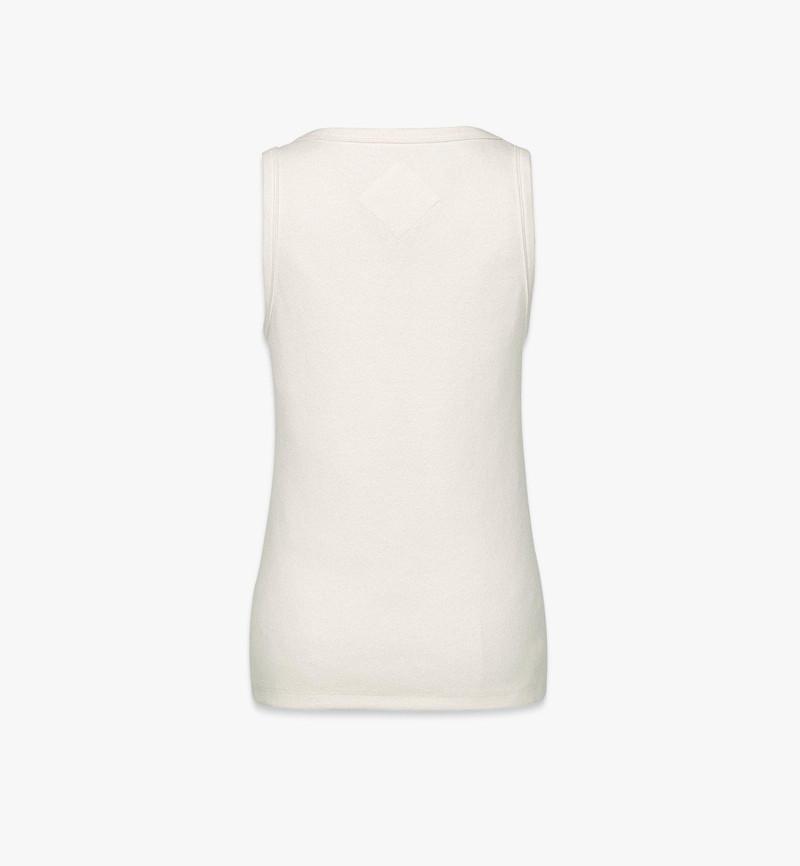 MCM Logo Bouclé Tank Top outlook