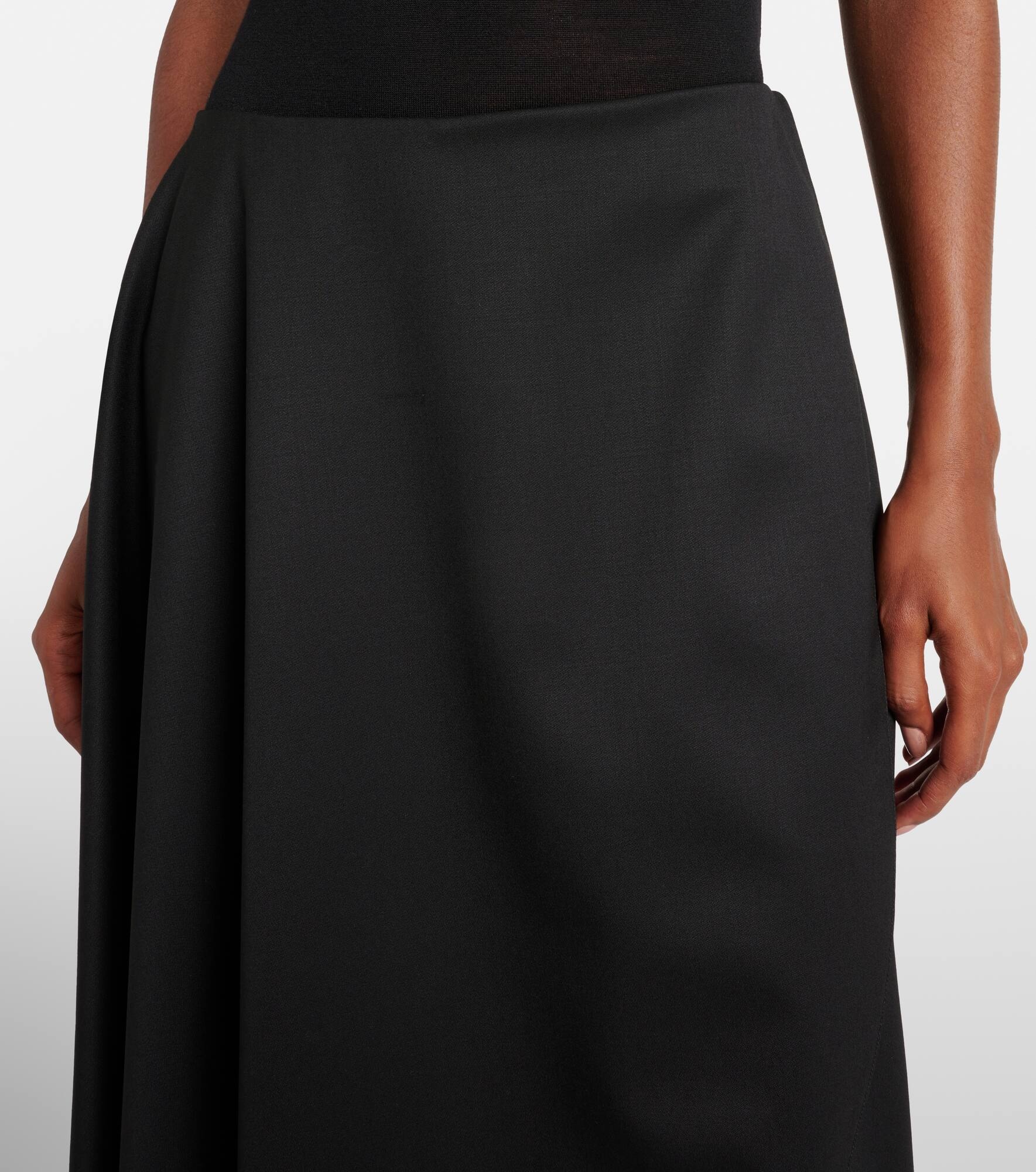 Wool skirt pants - 4