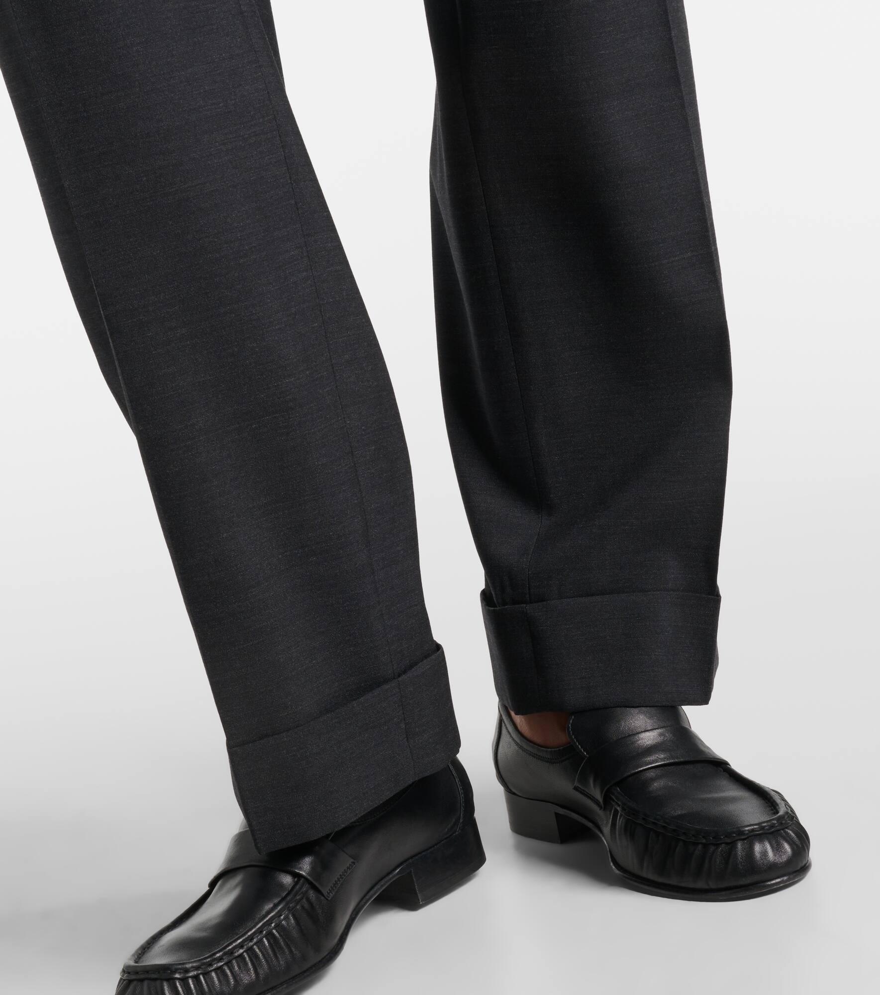 Tor virgin wool palazzo pants - 5