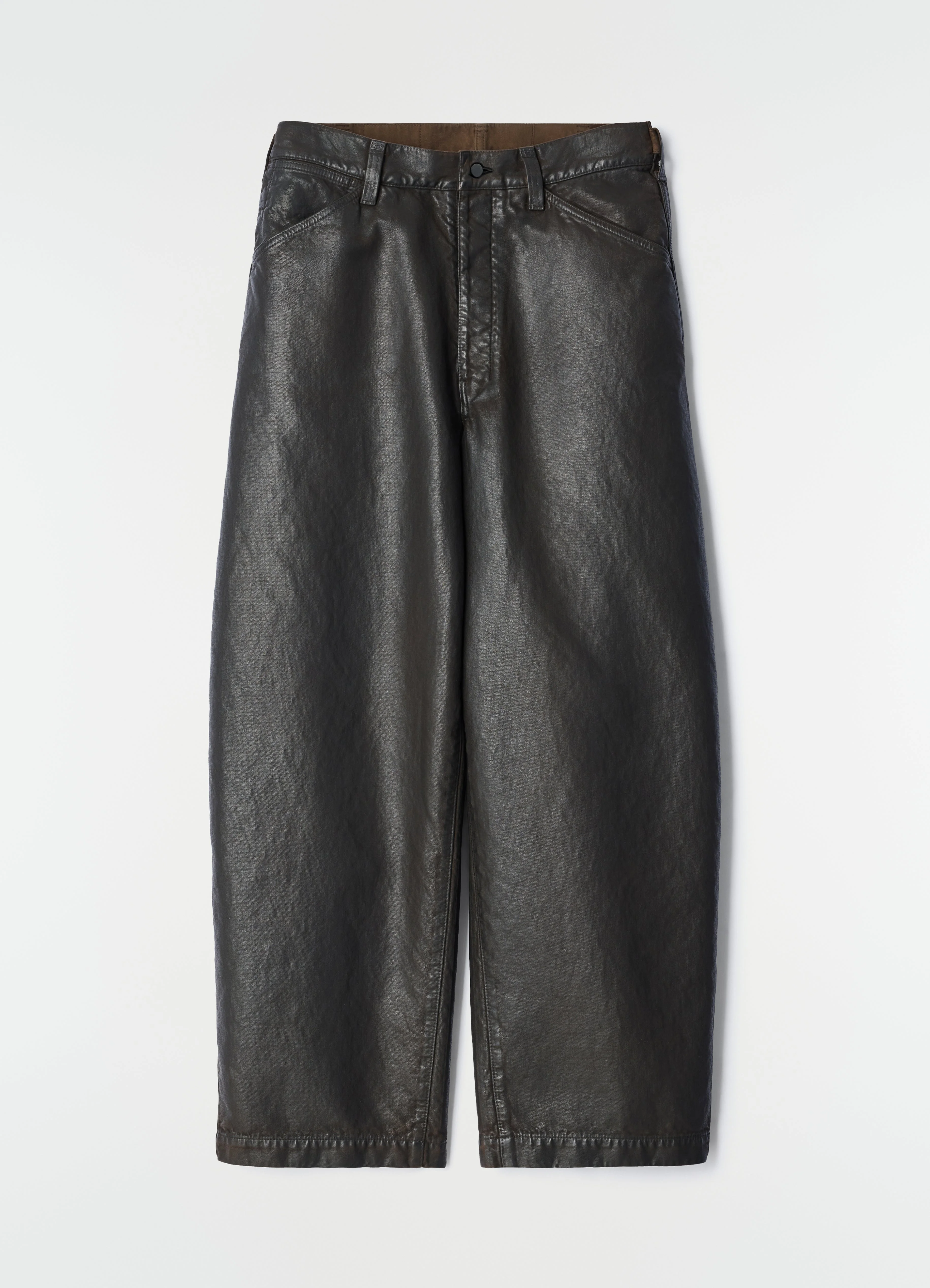 MAXI WORKWEAR PANTS IN COATED DENIM - 1