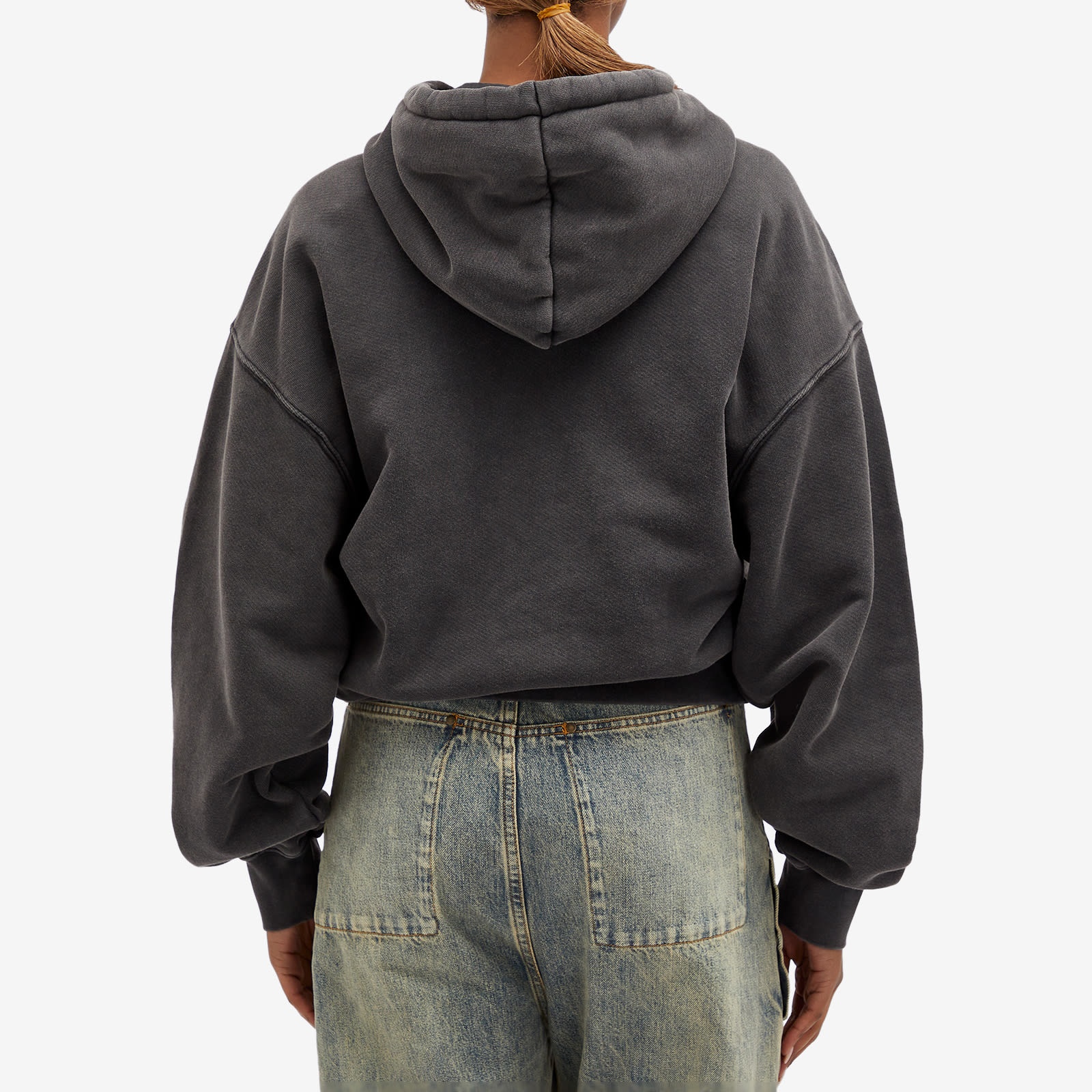 Off-White Washed Characters Over Hoodie - 3