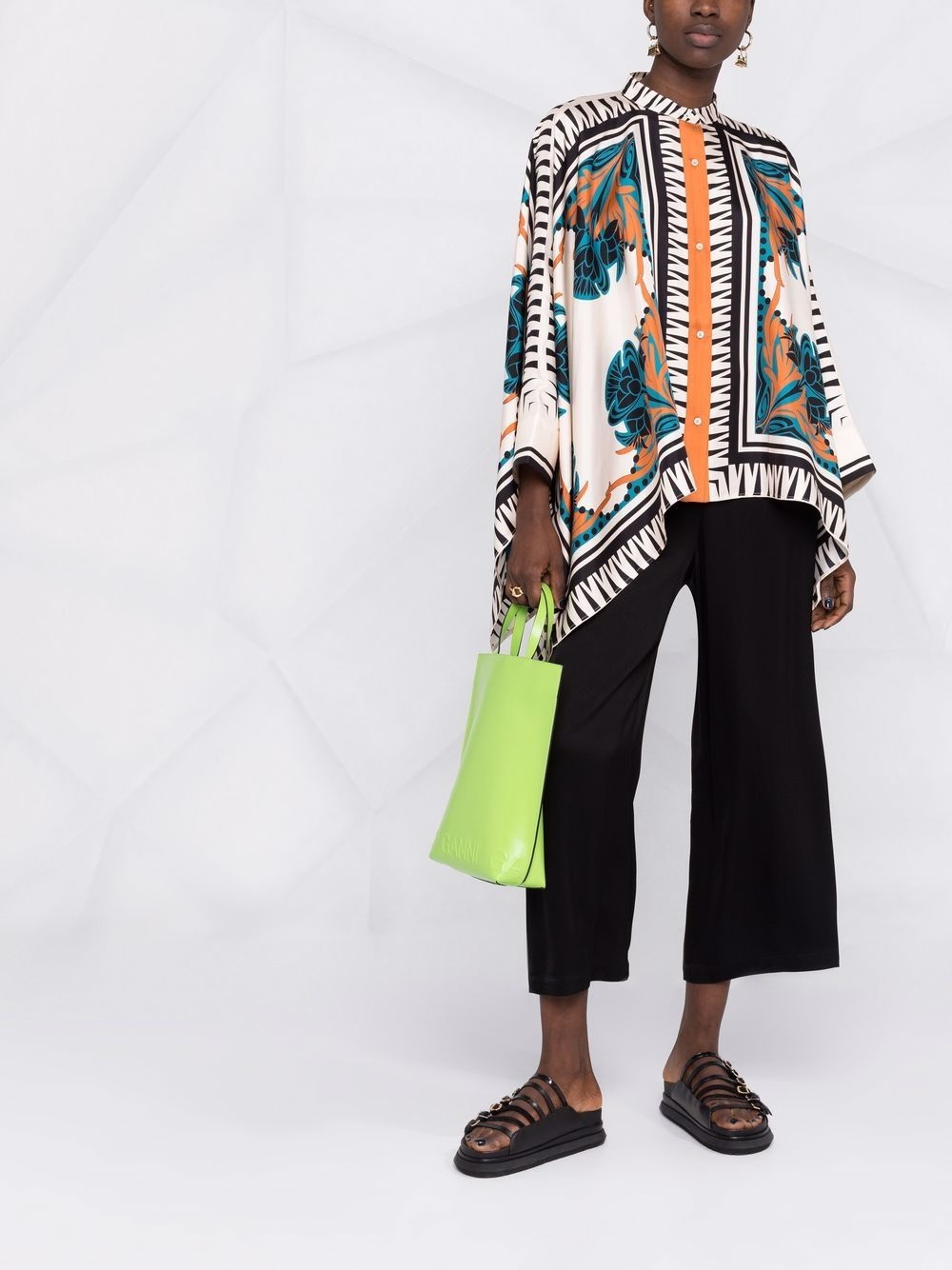 foulard-design shirt - 2