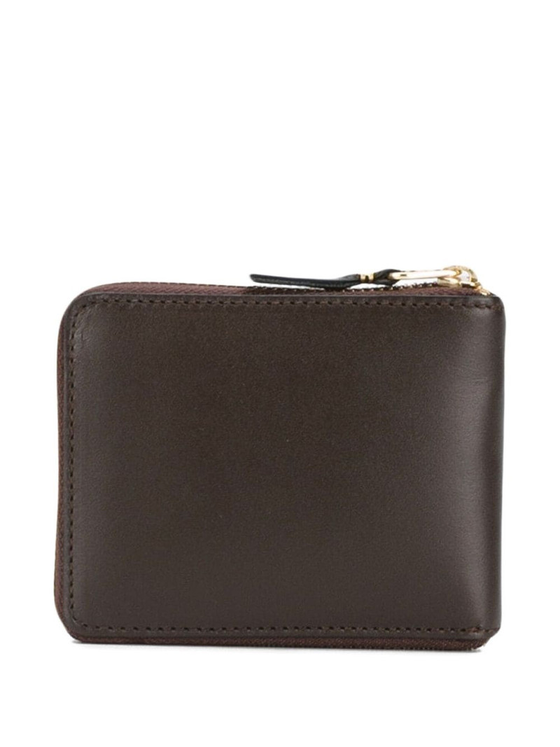 Comme Des Garçons Classic zip-fastening leather wallet outlook