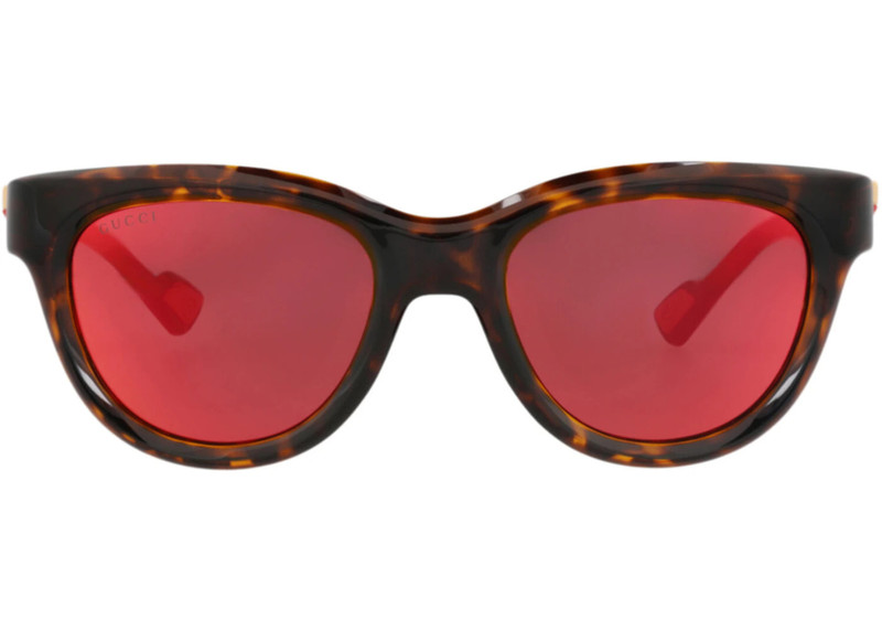 Gucci Round-Frame Injection Sunglasses Havana Havana Red (GG1620S-30014934-002) 1