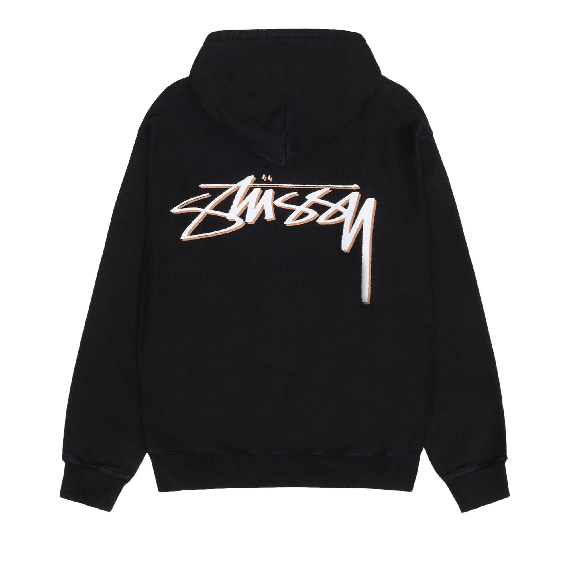 Stussy x Our Legacy x Our Legacy Work Shop Drop Hoodie 'Black' - 2