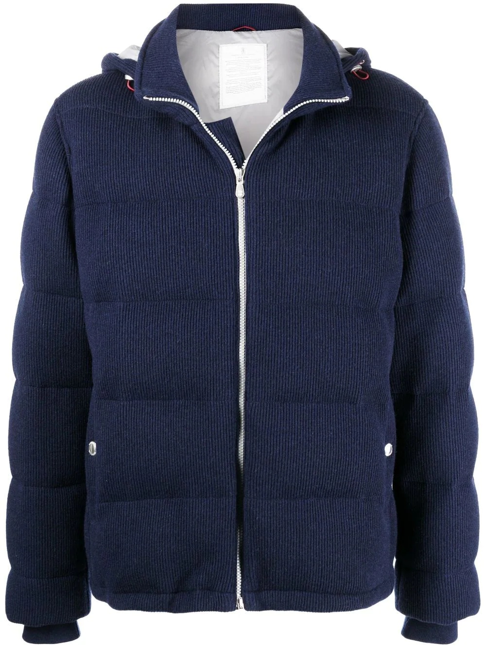 detachable-hood padded jacket - 1