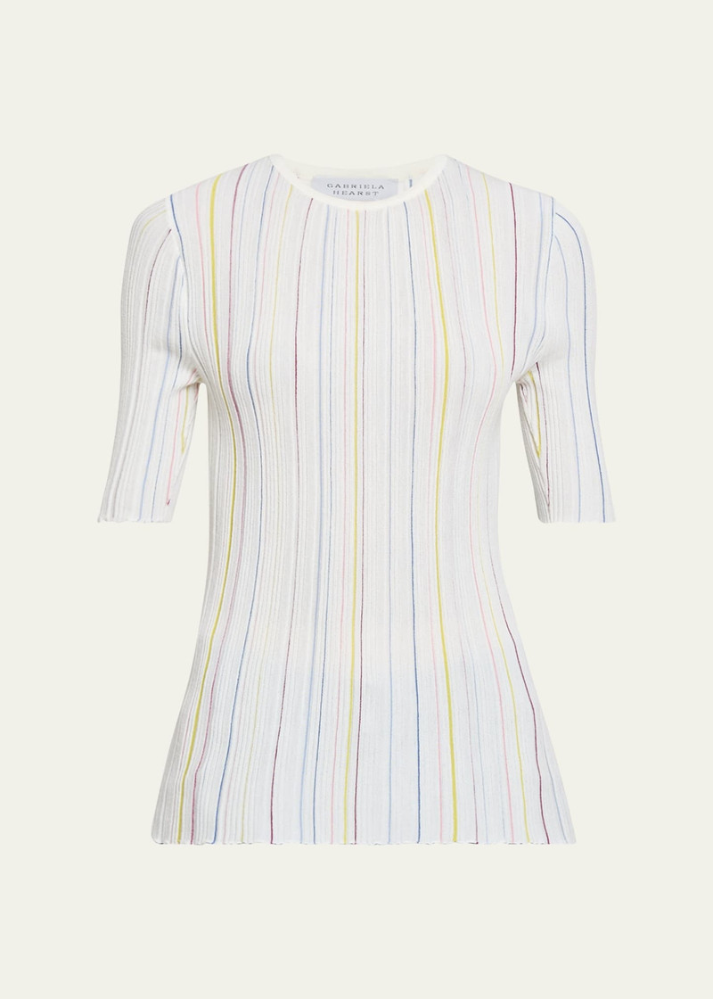 Fitz Stripe Wool Top - 1