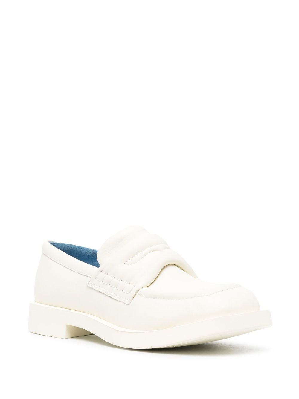 padded leather loafers - 2