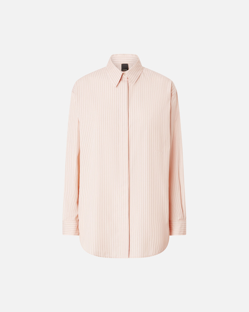 OVERSIZED STRIPED POPLIN SHIRT 1