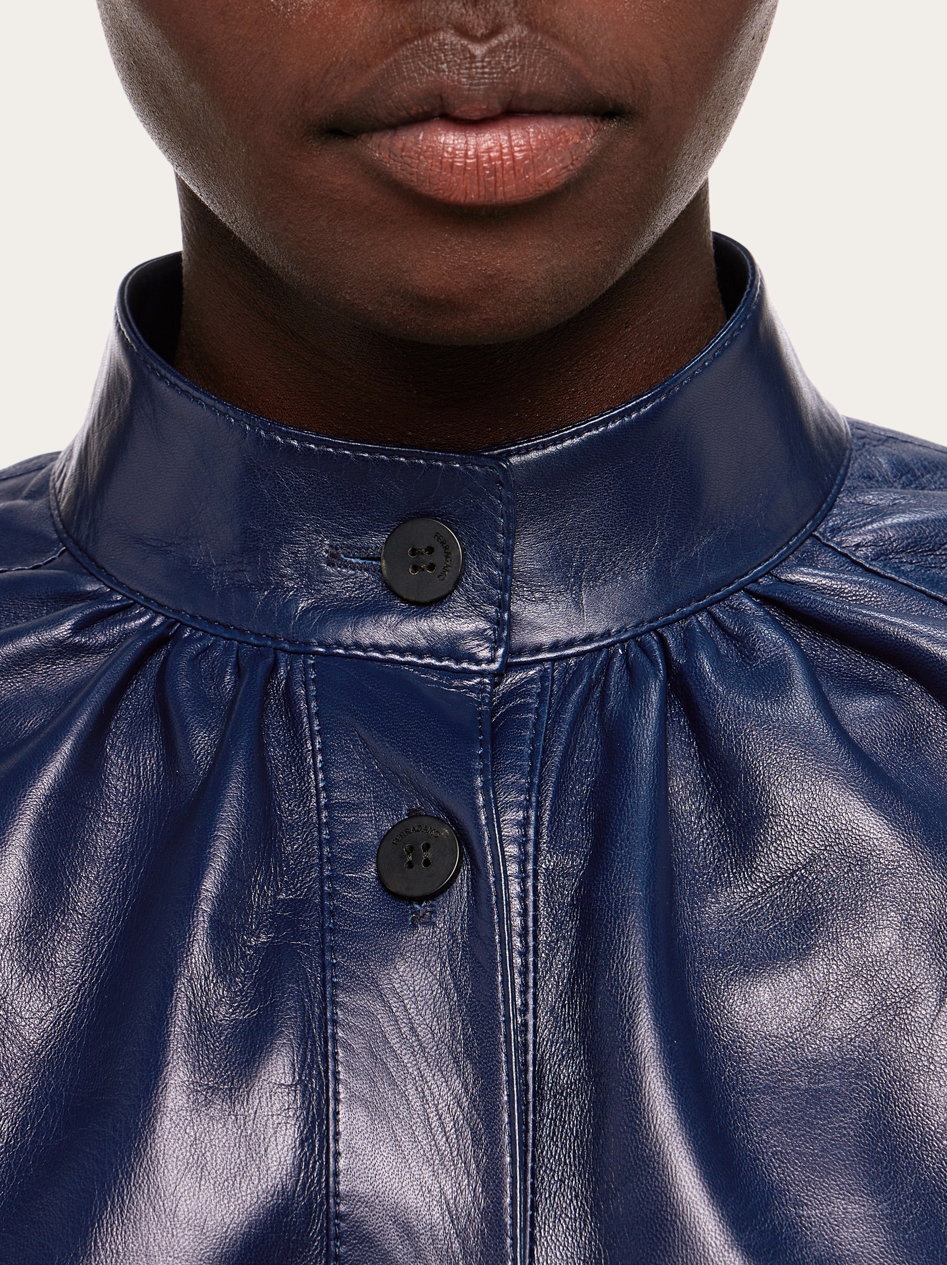 Oversize nappa shirt - 5