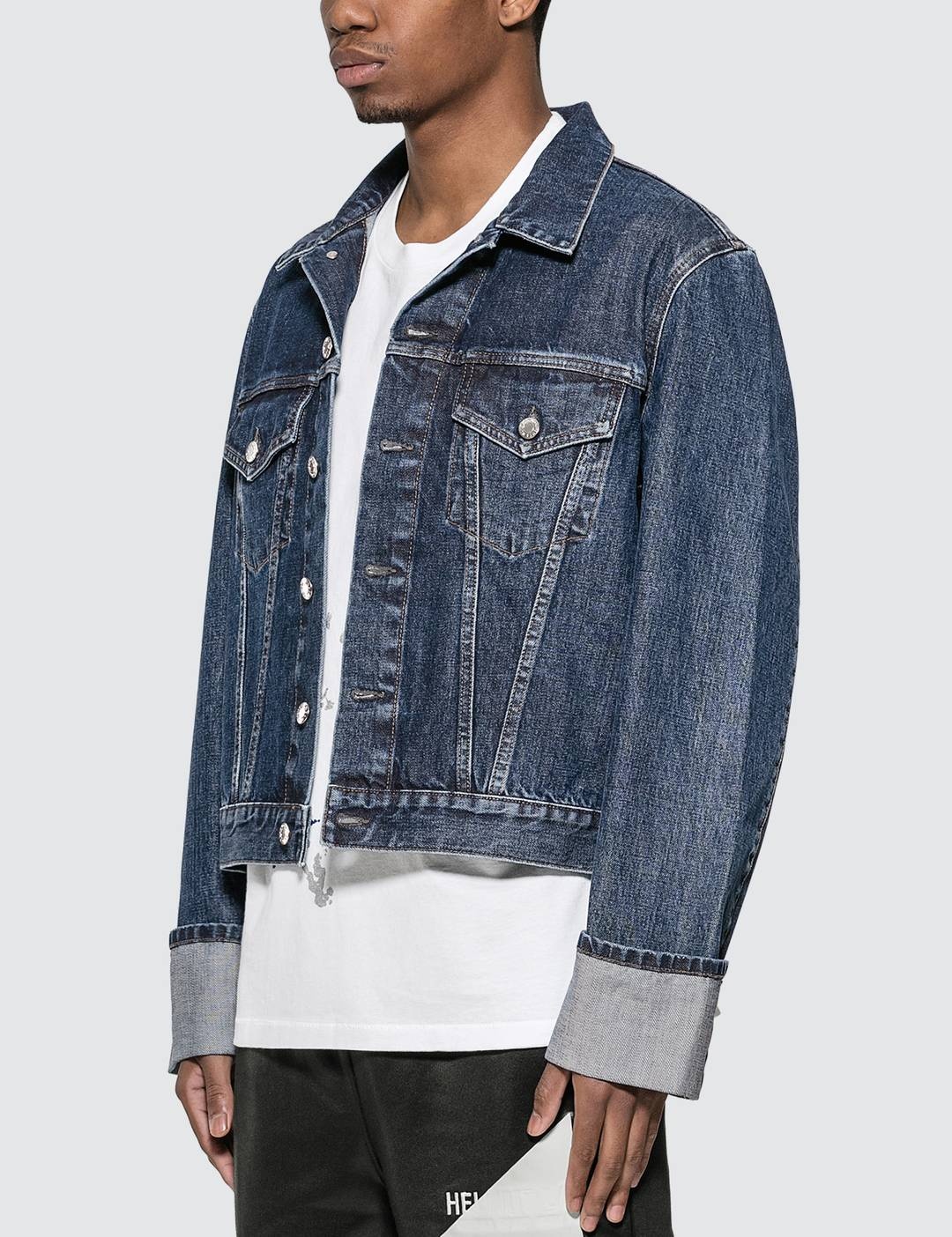 Cuffed Monogram Masc Trucker Jean Jacket - 2