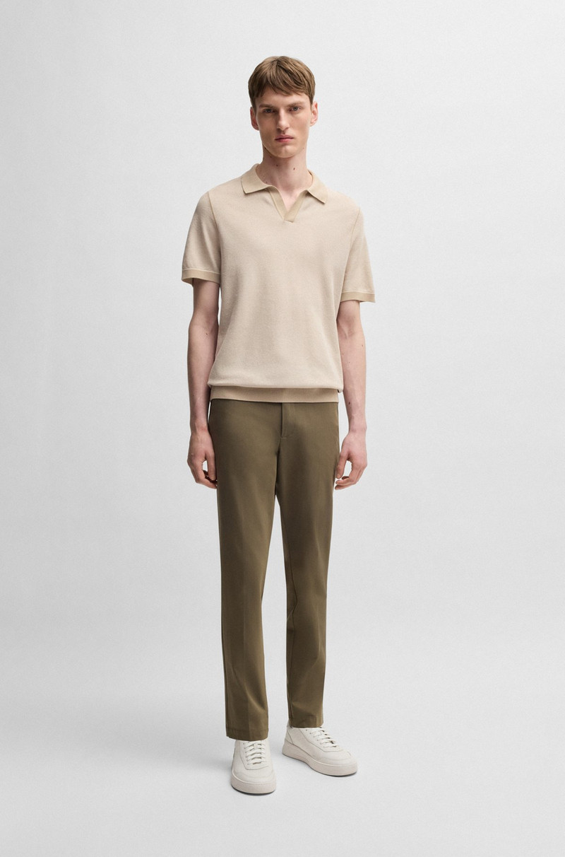 BOSS SWEATER WITH JOHNNY COLLAR outlook