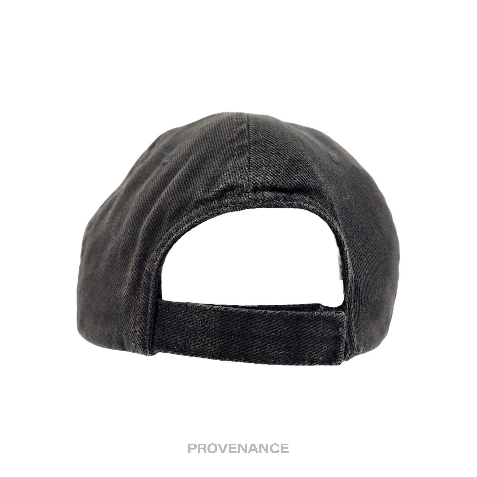 Balenciaga Embroidered Logo BB Lazer Destroyed Cap Black - 8