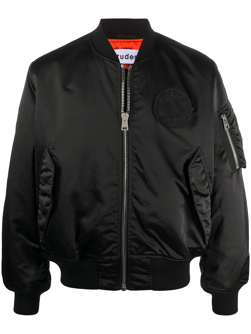 logo patch bomber jacket - 1