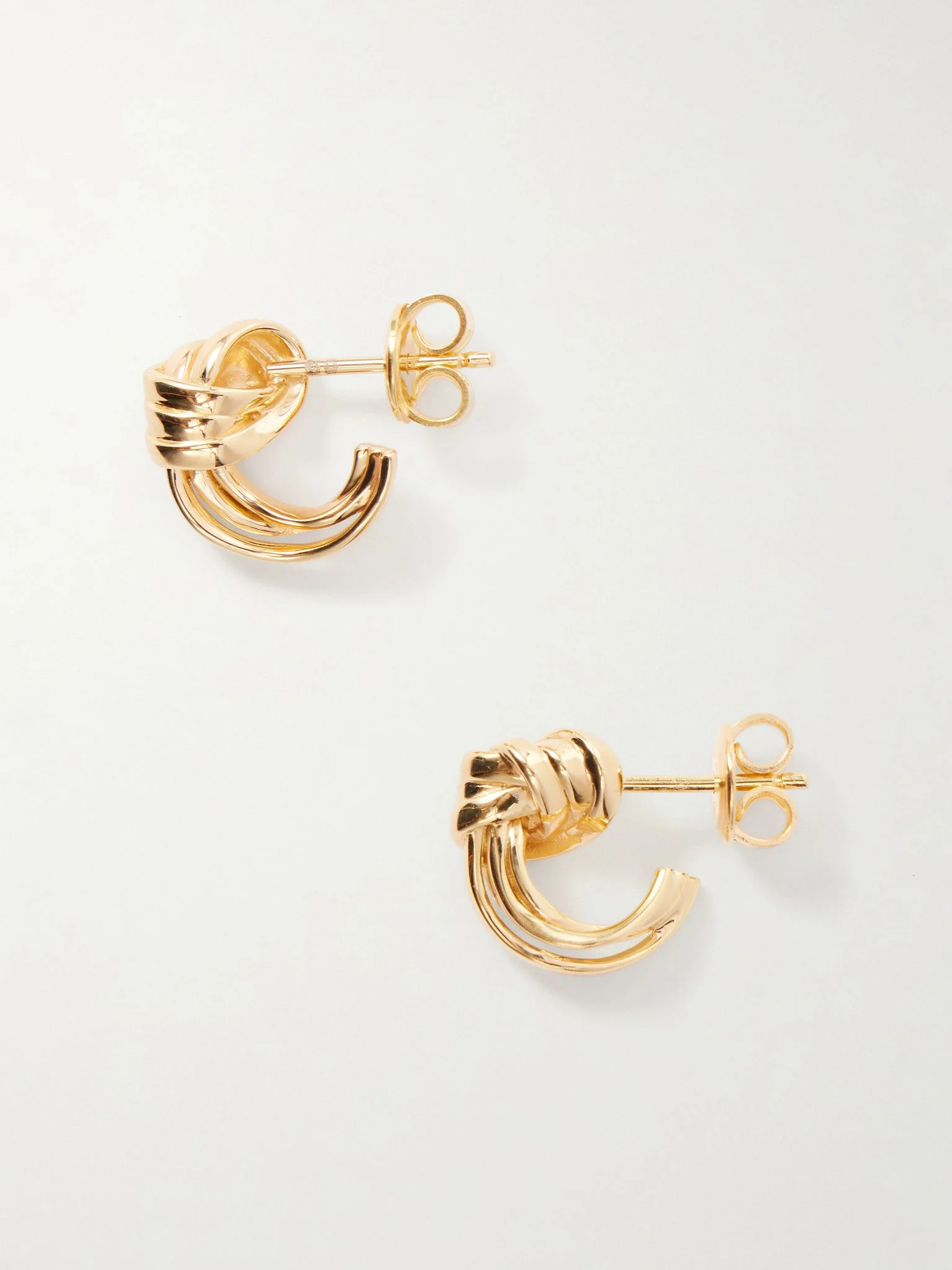 Gold-plated sterling silver earrings Gold - 1