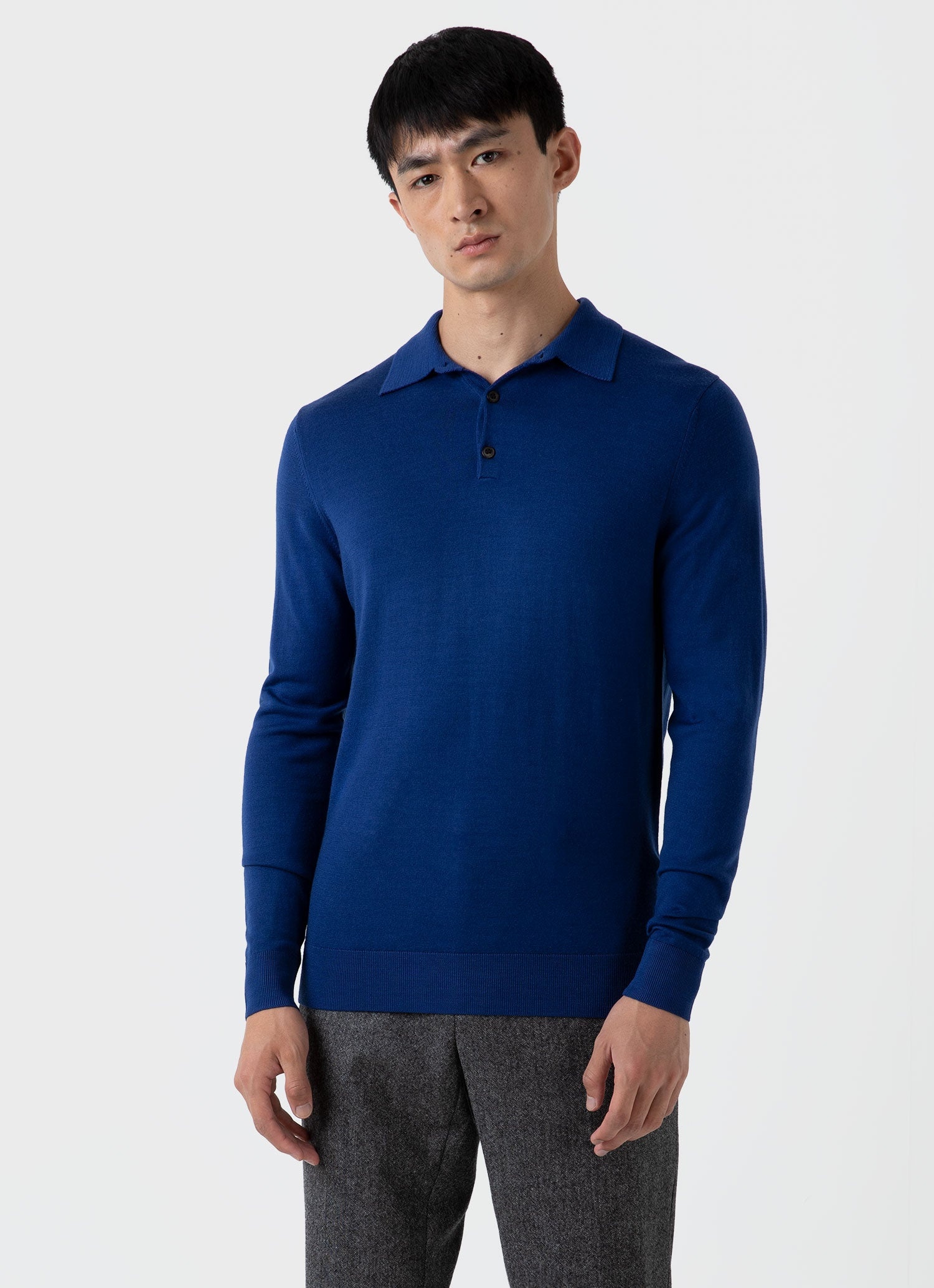 Fine Merino Wool Polo Shirt - 2