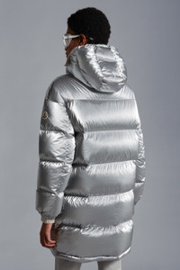 Moncler Gaou Long Down Jacket | REVERSIBLE
