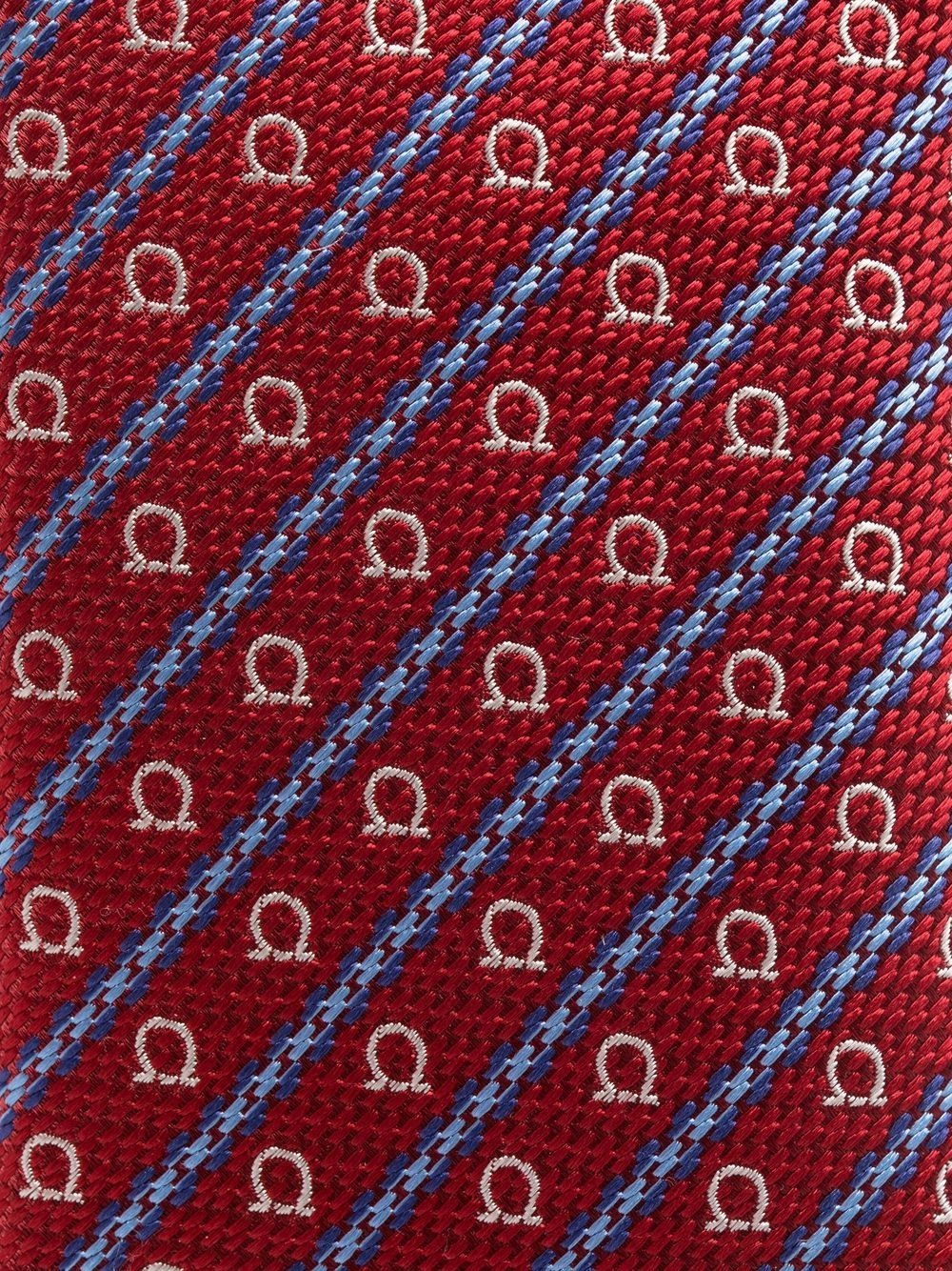 Gancini-print tie - 2