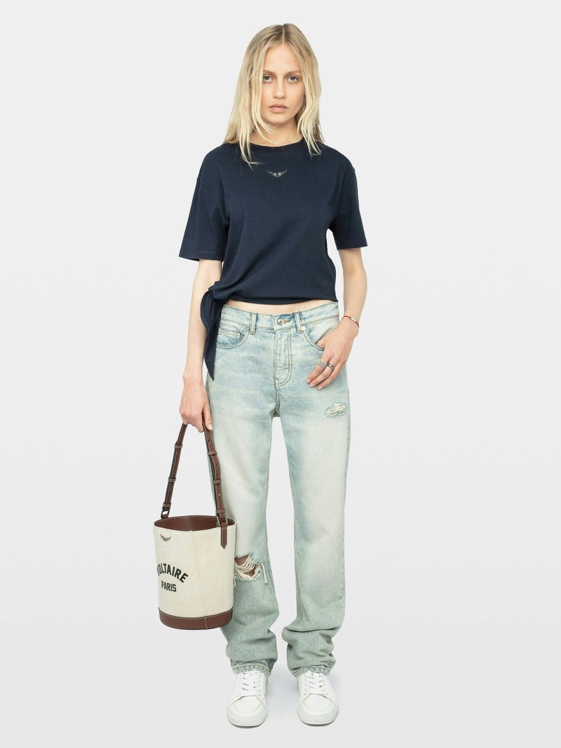 Zadig & Voltaire Edda Asymmetric T Shirt outlook