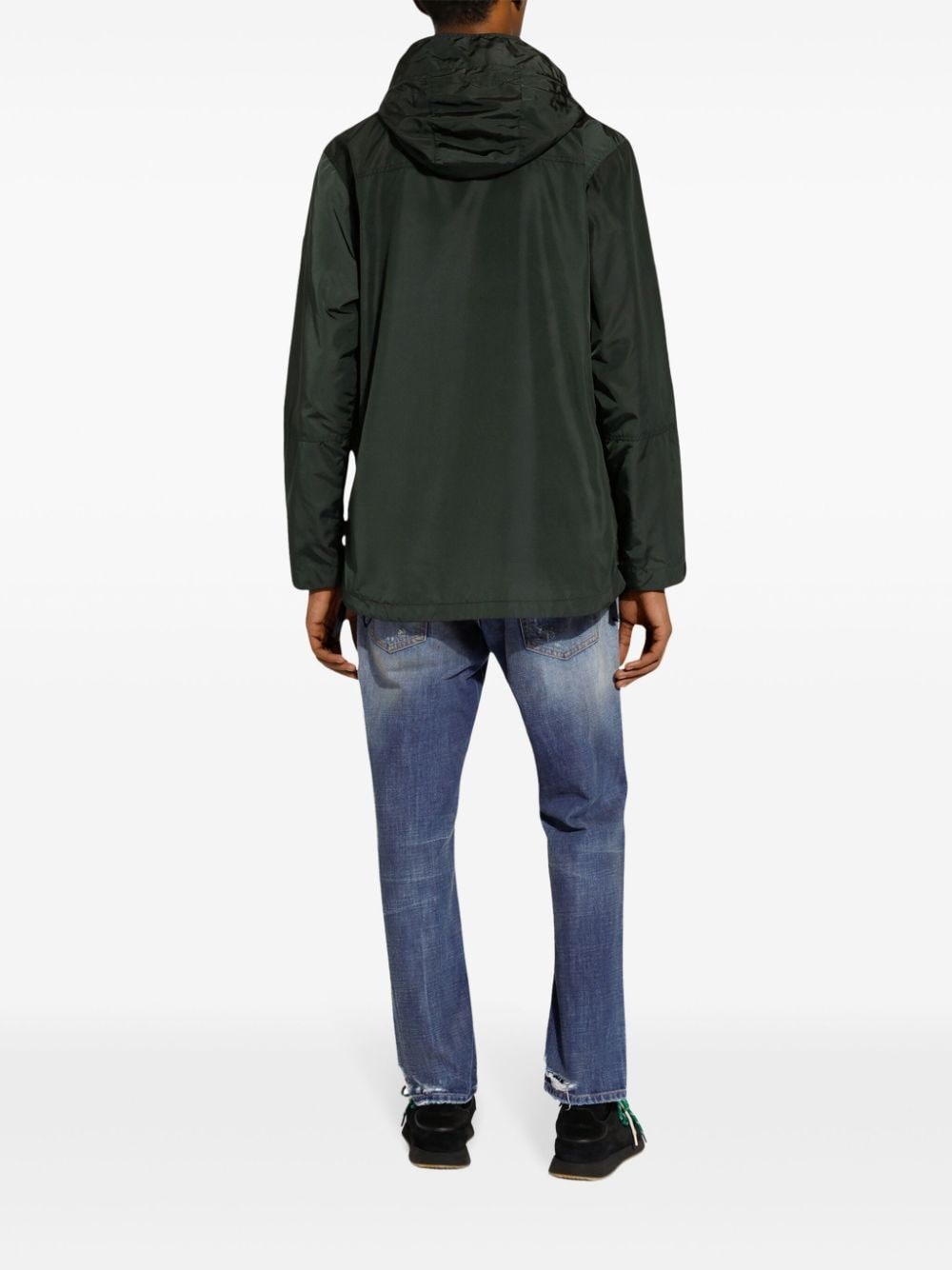 distressed-effect tapered jeans - 4