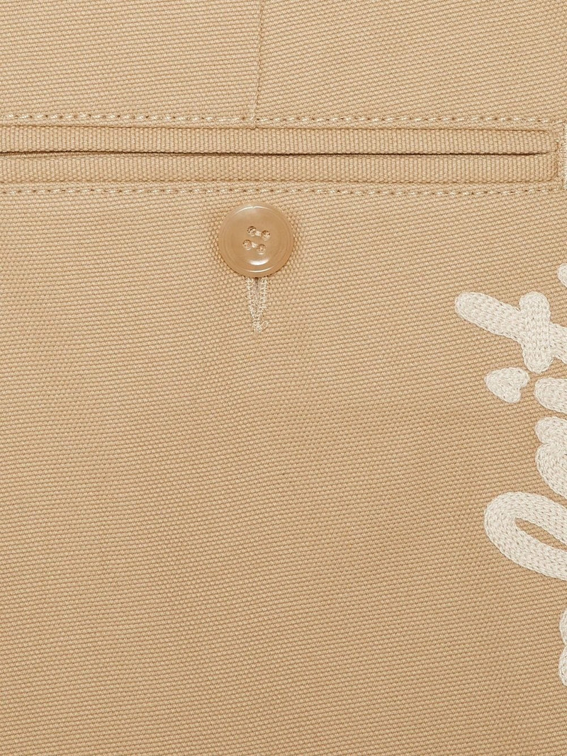 logo-embroidered bermuda shorts 6