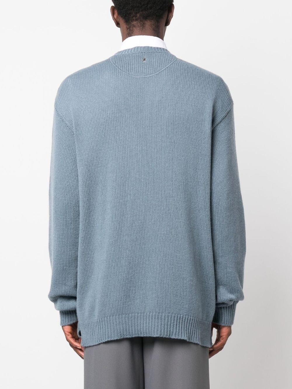 stud-embellished cashmere jumper - 4