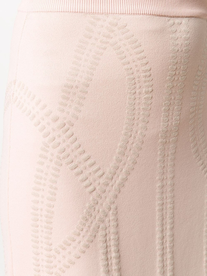 textured knitted frilled skirt 5