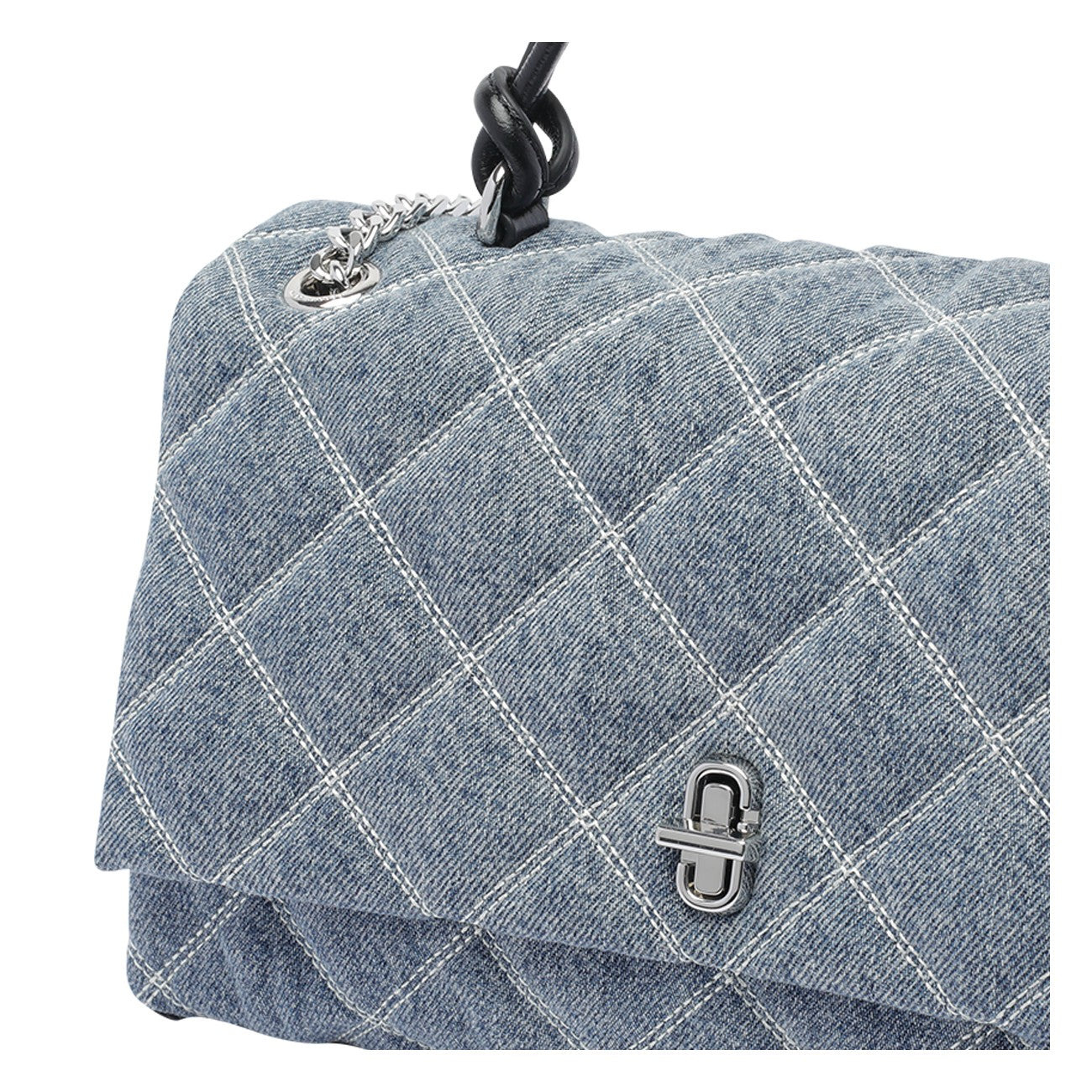 Marc Jacobs Women The Quilted Denim Dual Convertible Shoulder Bag - 4