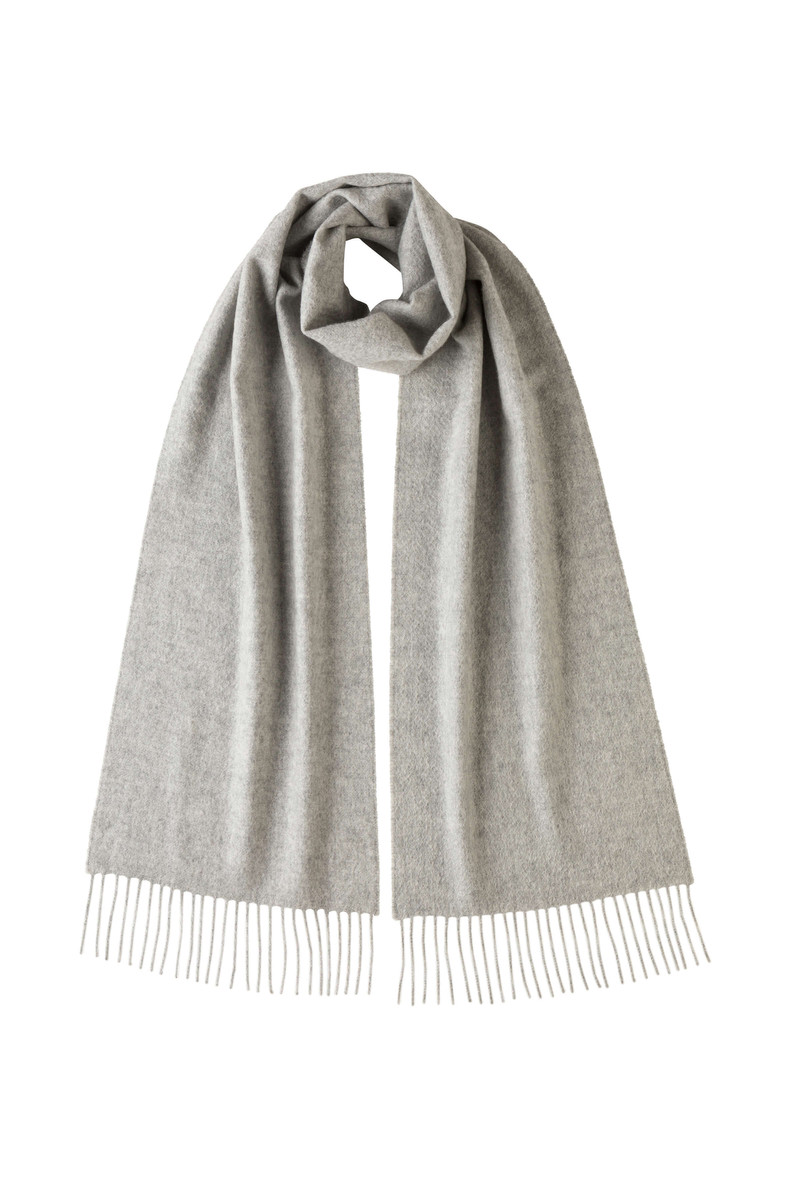 Grey Cashmere Scarf 1