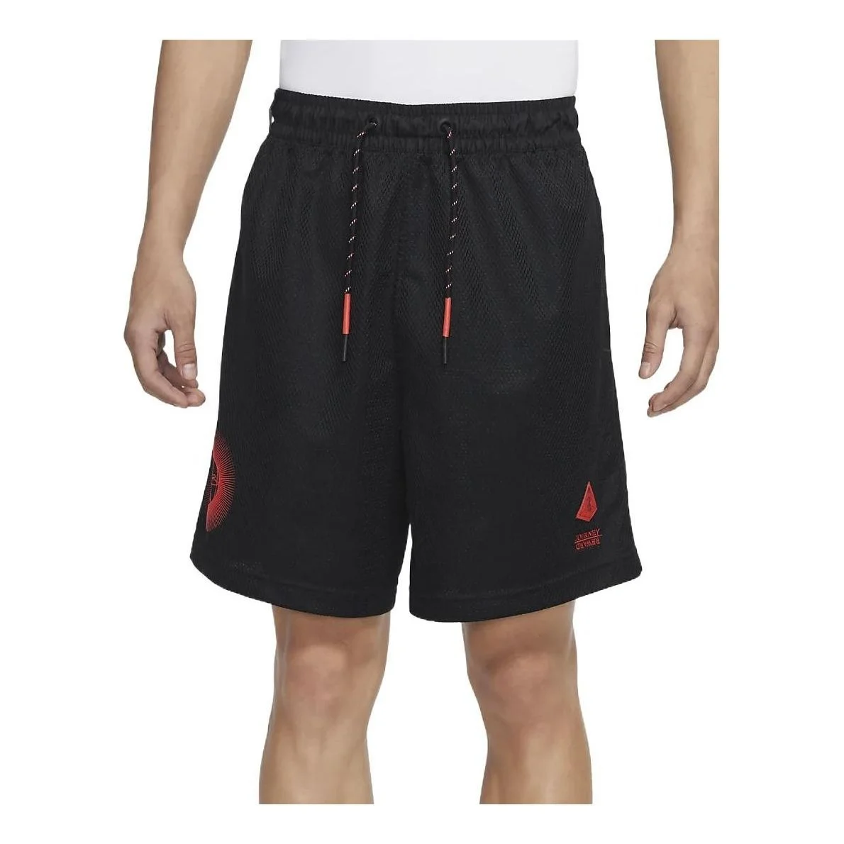 Nike Solid Color Drawstring Casual Sports Breathable Shorts Black DA6703-010 - 1