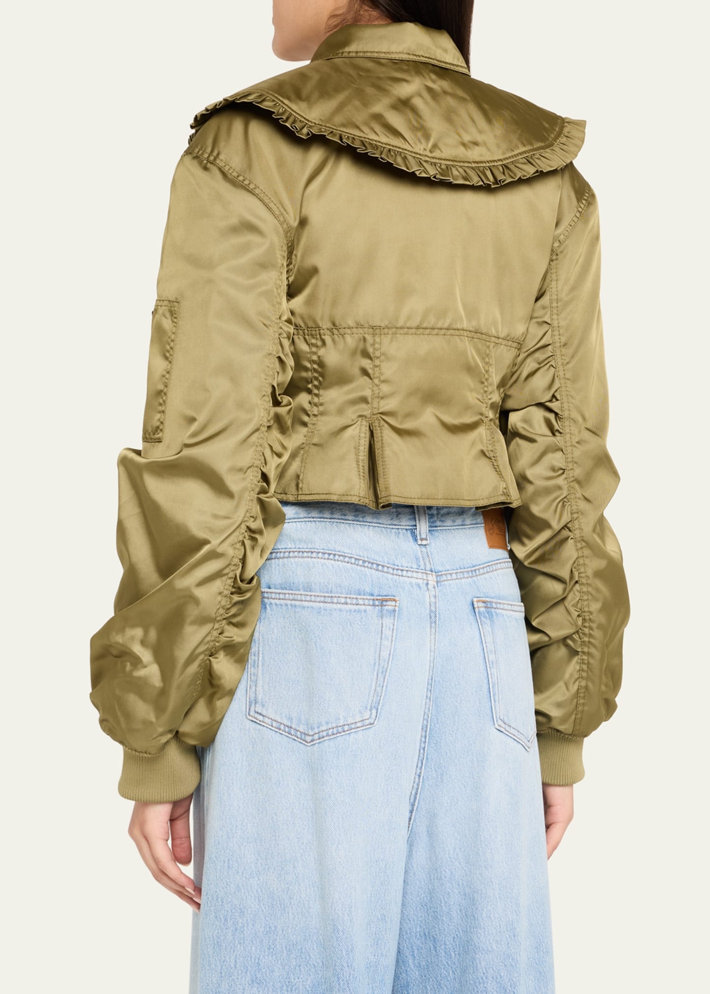 Duchesse Nylon Fitted Jacket - 3