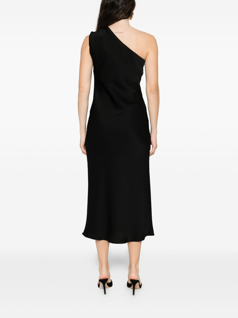 one-shoulder draped maxi dress 4