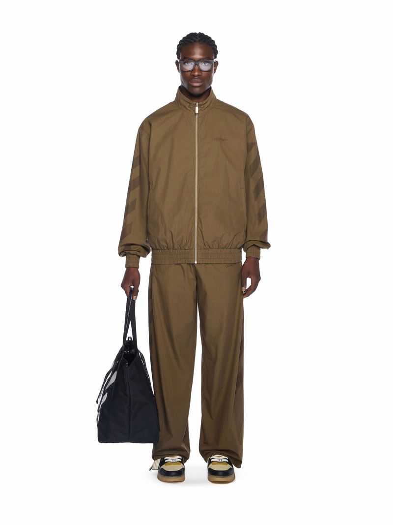 Off-White Diagonal Cotton Trackpants outlook