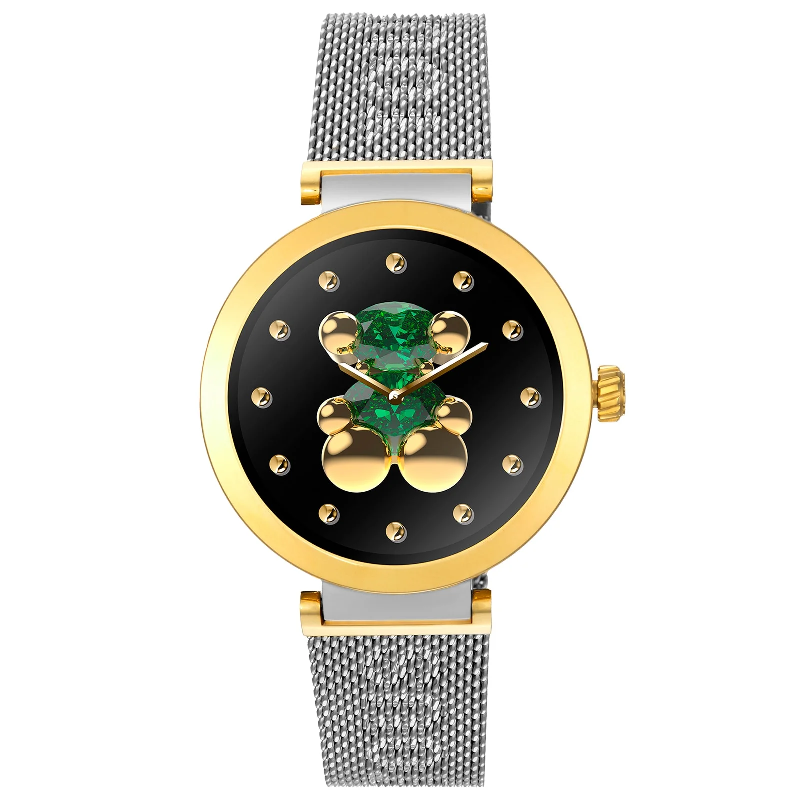 Smartwatch with steel and gold-colored steel bracelet TOUS S-CONNECT - 1