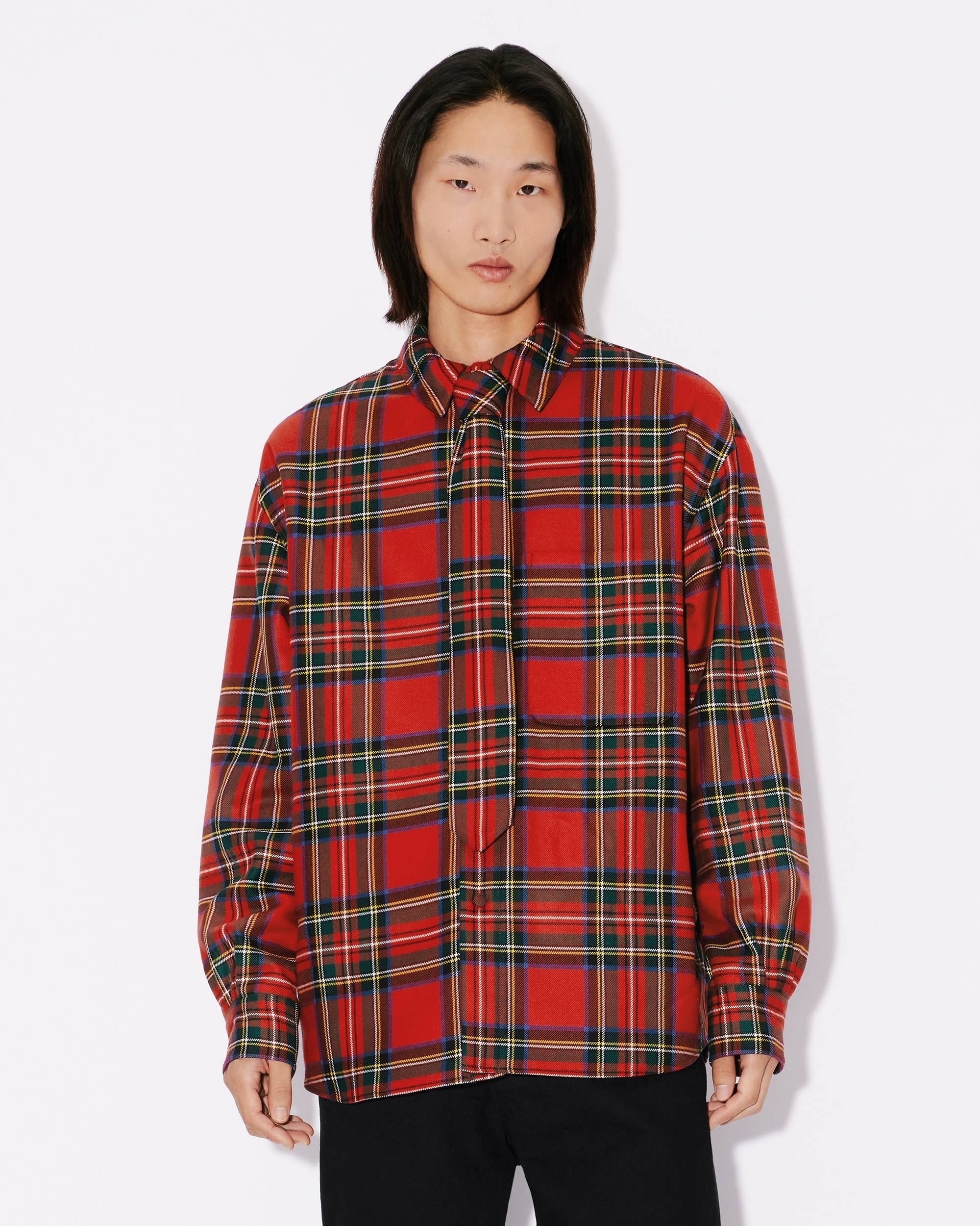 Checked wool shirt - 3