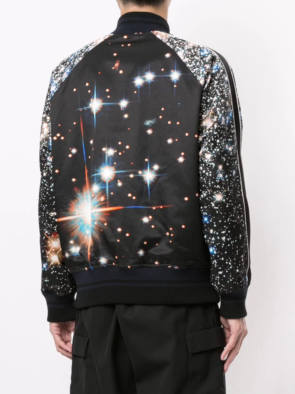 space-print bomber jacket - 4