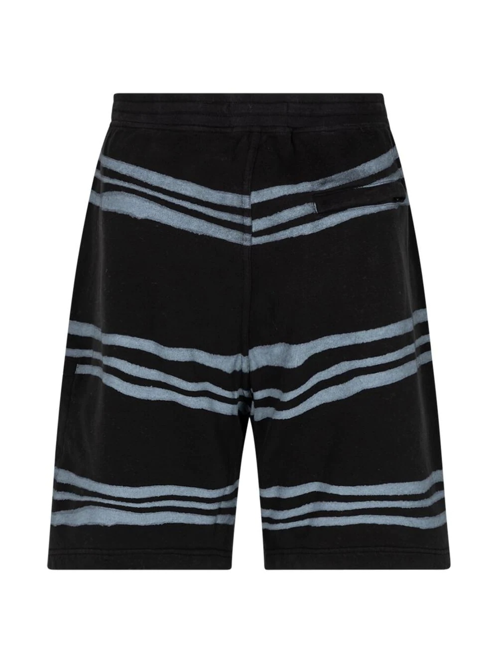 x Stone Island warp stripe shorts - 2