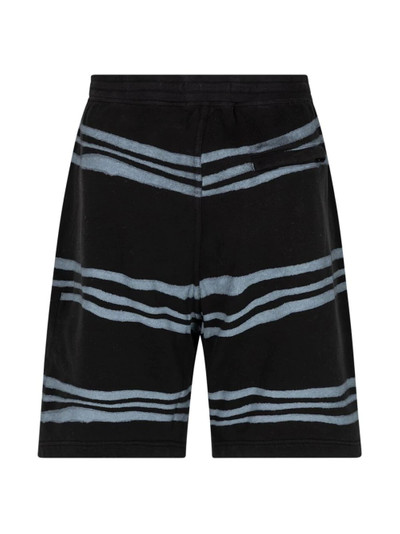 Supreme x Stone Island warp stripe shorts outlook