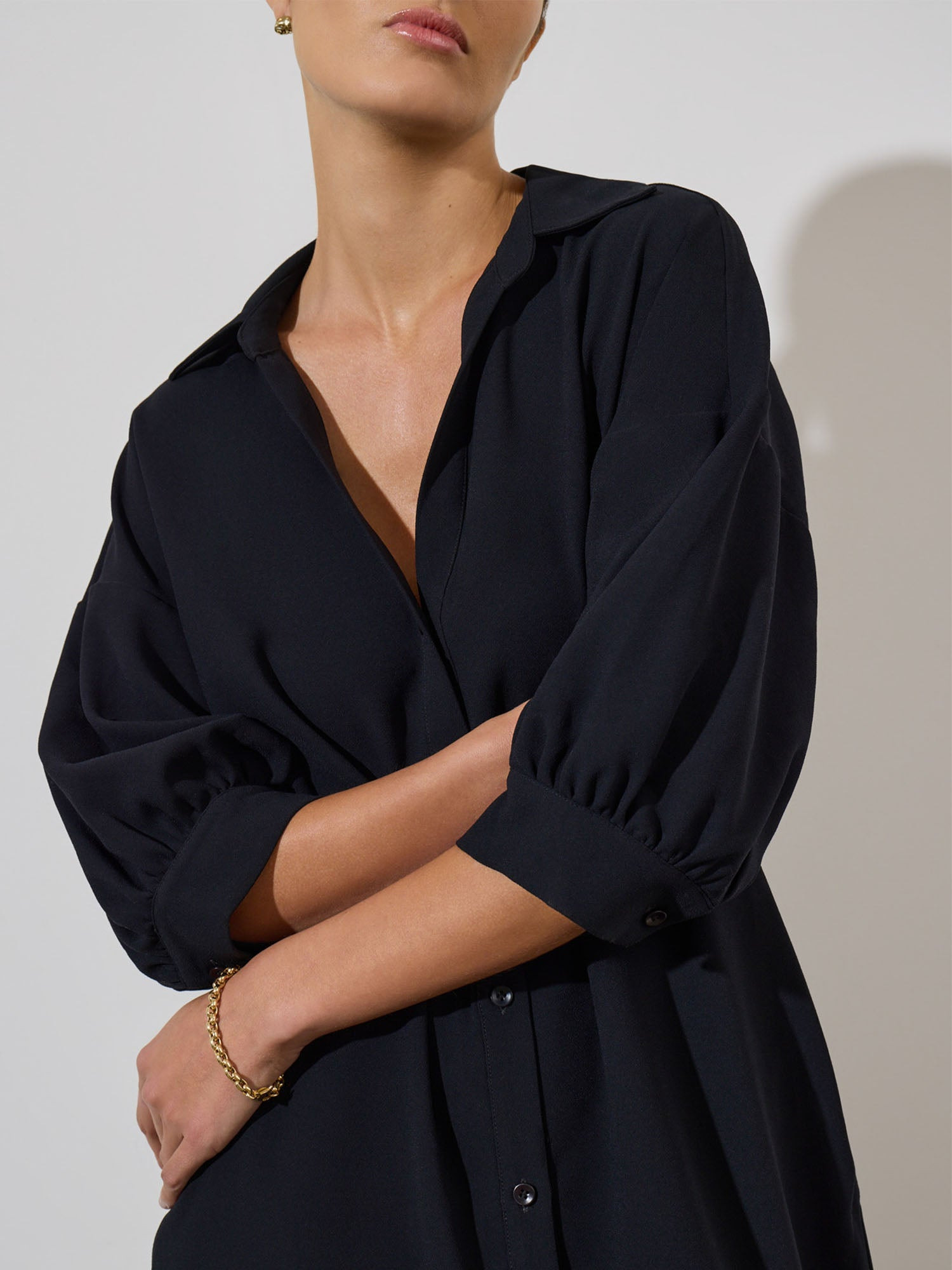 The Kate Crepe Belted Dress - 4