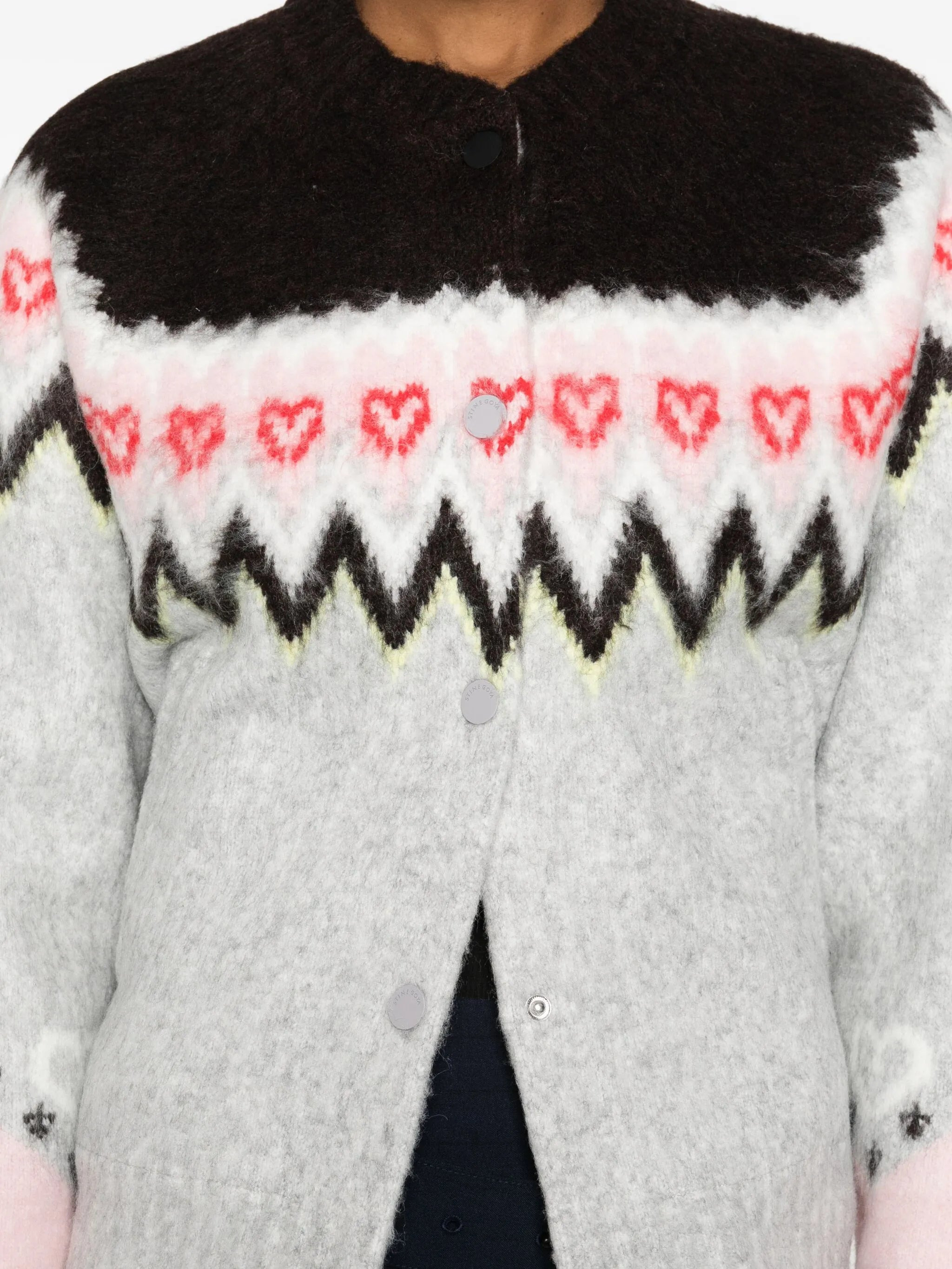 Stine Goya Fair-isle Pattern Cardigan - 2