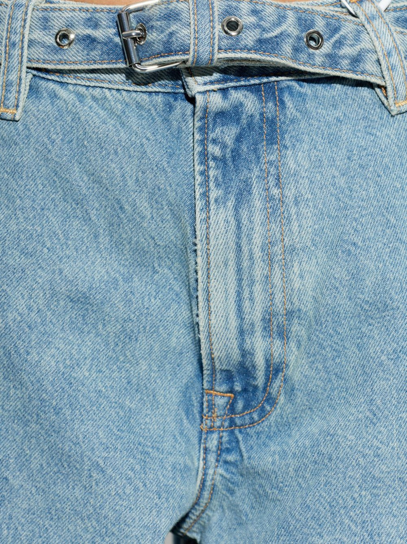 Saharper belted denim jeans 5