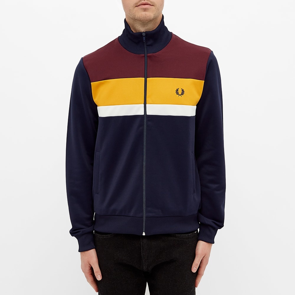 Fred Perry Authentic Colourblock Track Jacket - 4