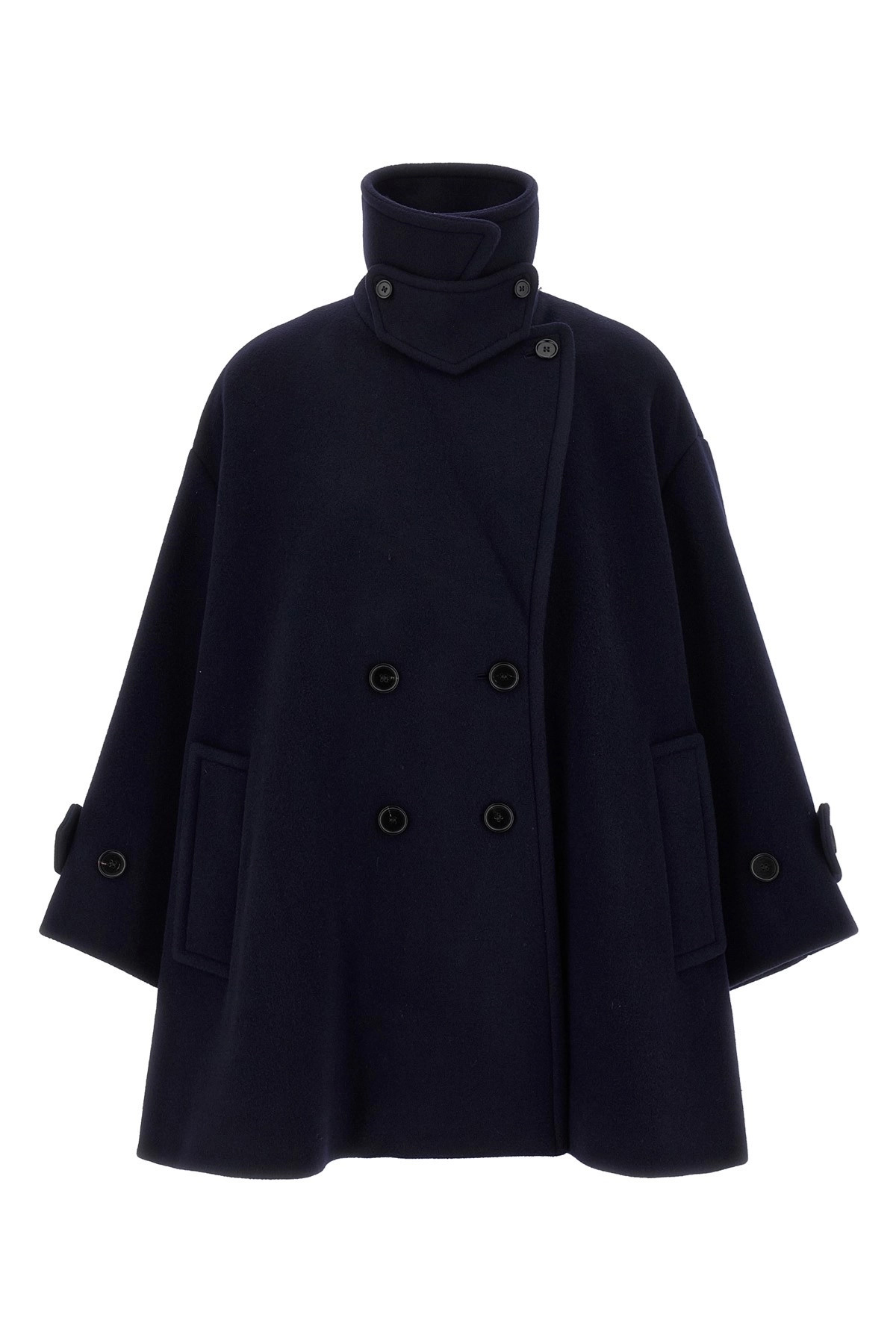 Double breasted wool coat - 1