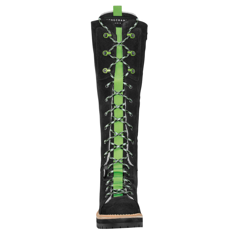 Le Pliage baroudeuse Boots Black - Leather 4