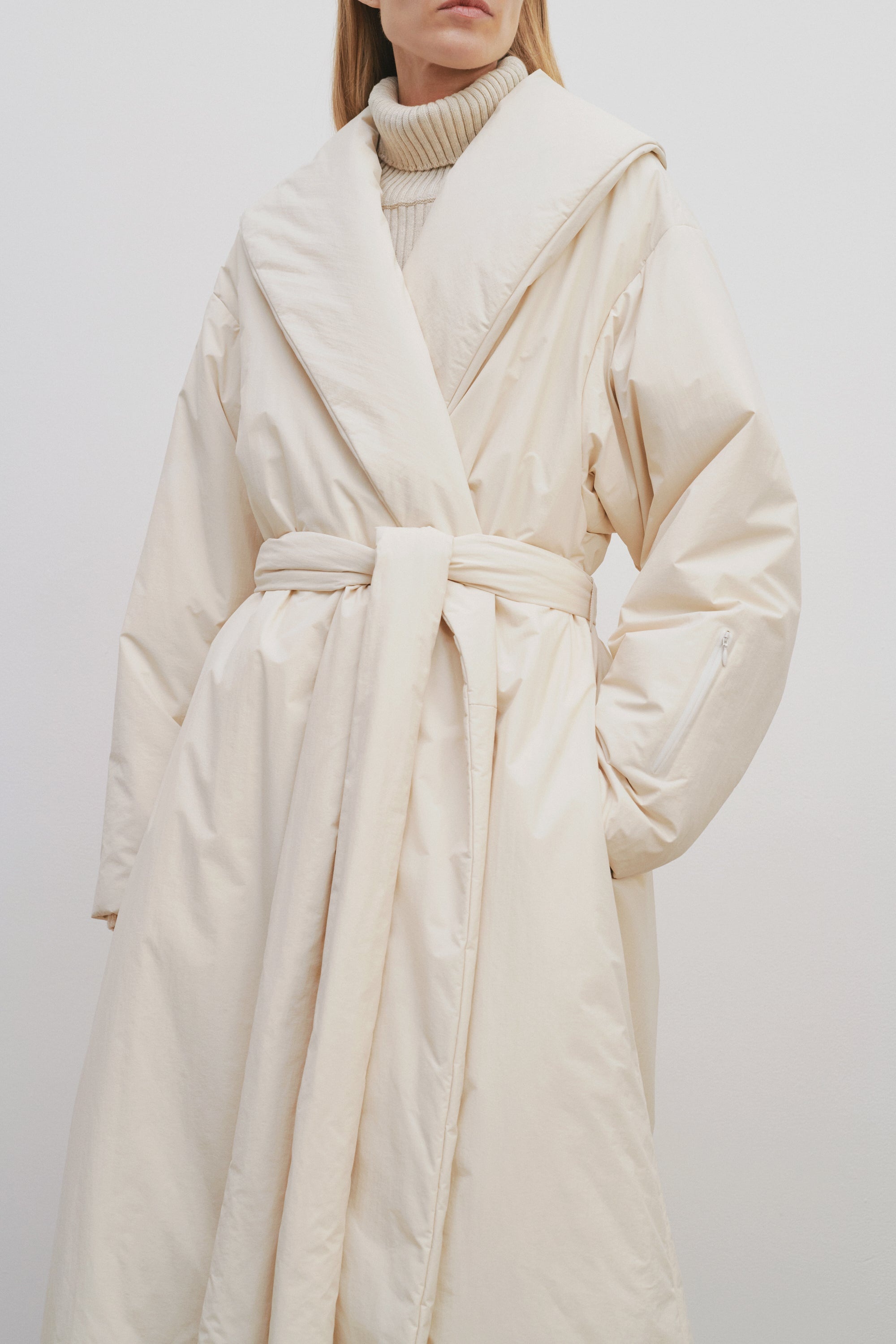 Francine Coat in Silk and Nylon - 6