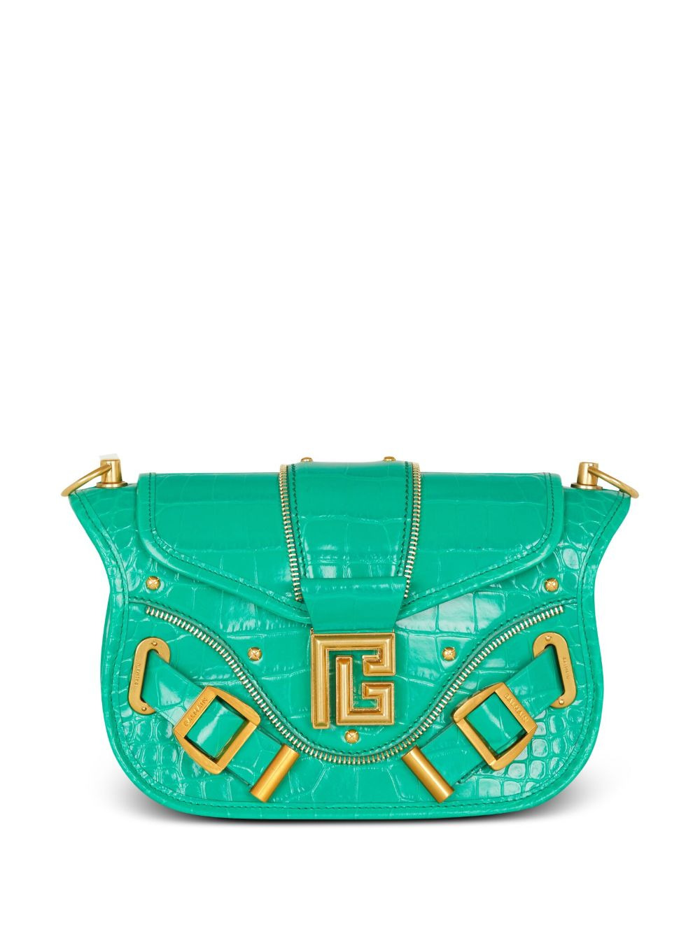 Blaze crocodile-effect shoulder bag - 1