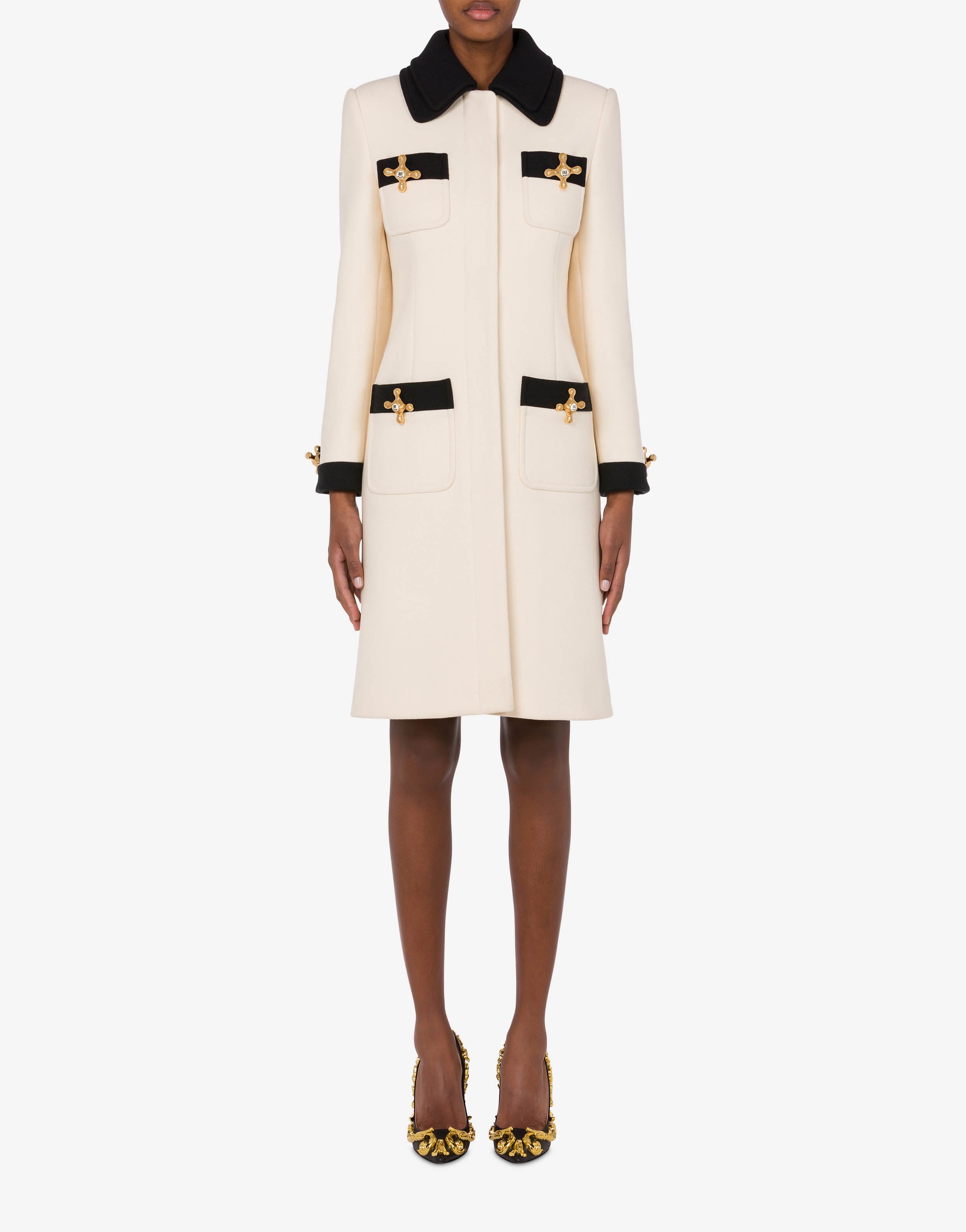 FAUCET DETAILS BAIZE COAT - 2
