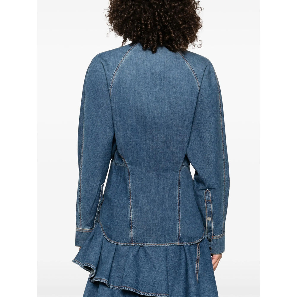 Alaïa Blue Tops - Shirts Women - 5