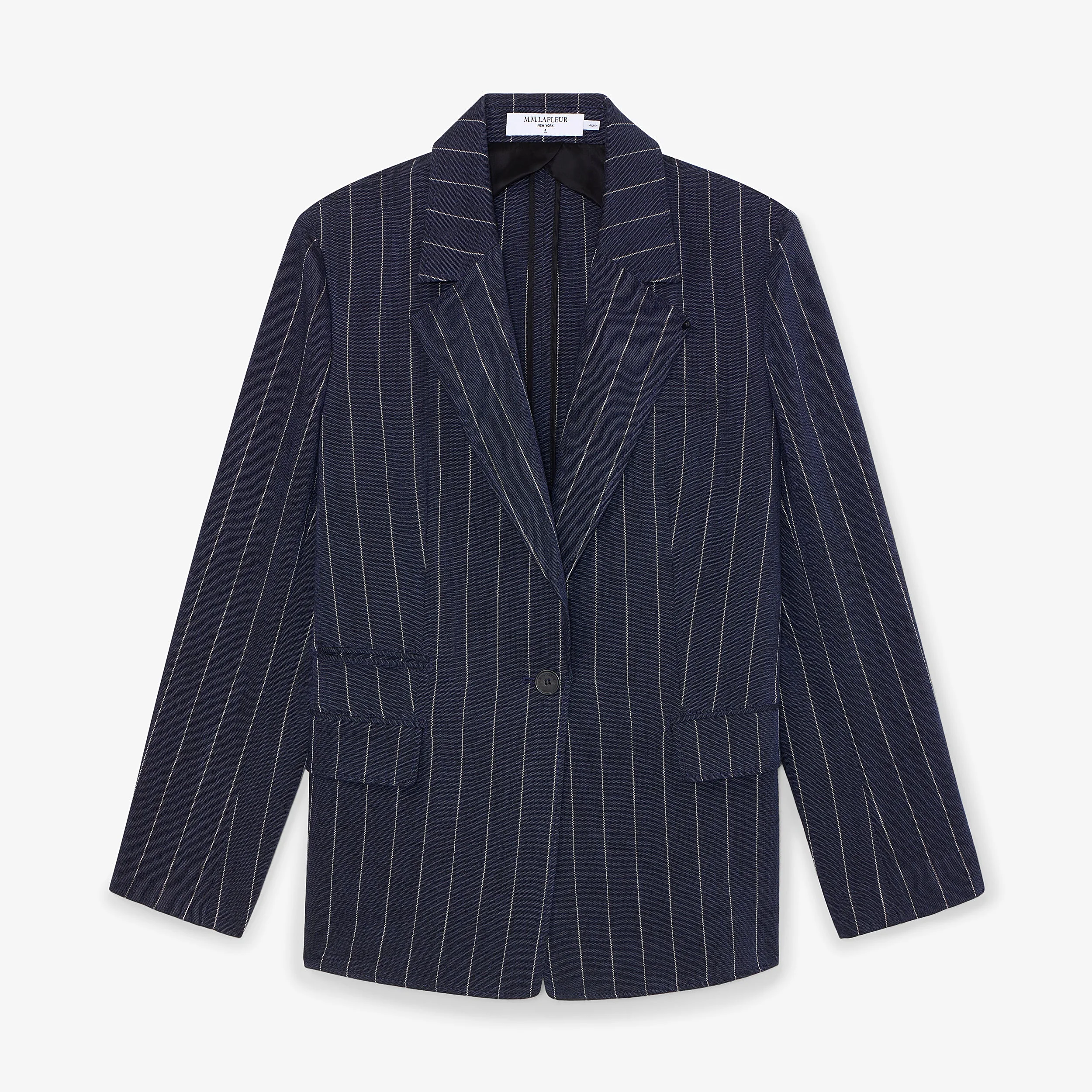 Teddy Breeze Jacket - Woven Pinstripe - 1