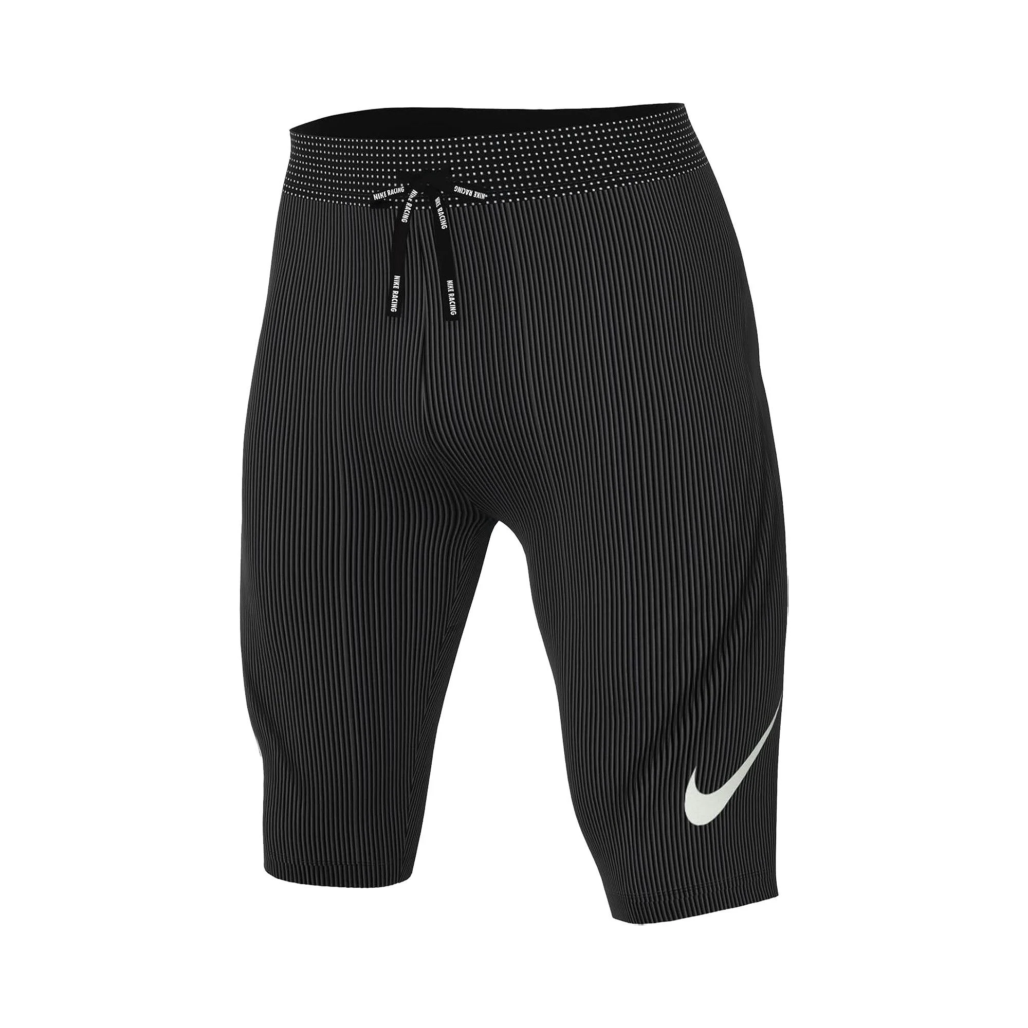 Nike AeroSwift Dri-FIT ADV Running 1/2-Length Tights 'Black/Summit White' - 1